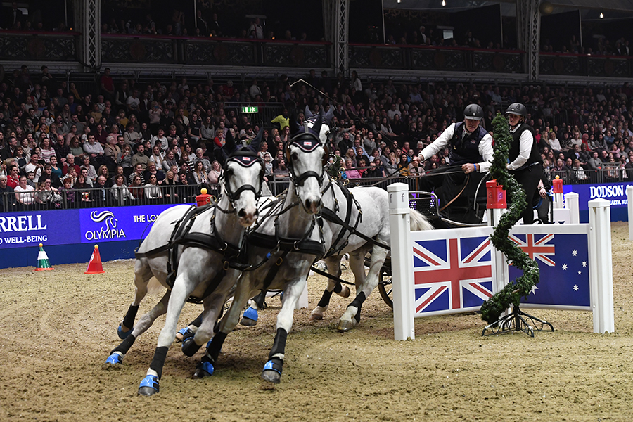 London Internatonal horse show Olympia 2018