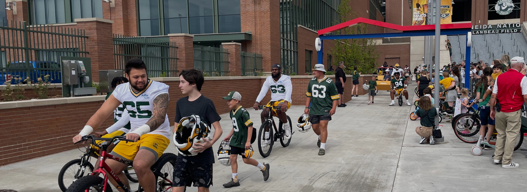 Celebrating 10th DreamDrive Anniversary with American Family Insurance and Packers